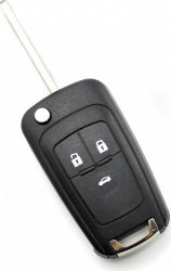 Carcasa tip cheie briceag cu 3 butoane Opel / Chev