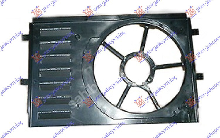 CARCASA VENTILATOR (SINGLE), SKODA, SKODA FABIA 14-18, 746106455