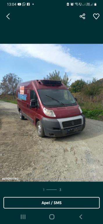 Carenaj aparatori noroi fata Fiat Ducato 2010 dube 3000