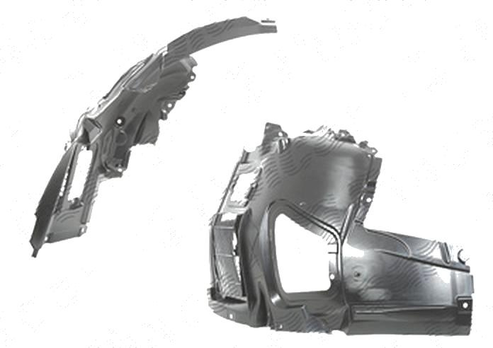 Carenaj aripa interior, aparatori noroi Bmw Seria 5 (F10/F11), 12.2009-, fata, Stanga, mijloc, polipropilena (PP/PPE)