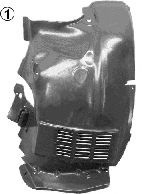 Carenaj,c pasaj roata RENAULT MEGANE Scenic (JA0/1_) (1996 - 2001) VAN WEZEL 4324434