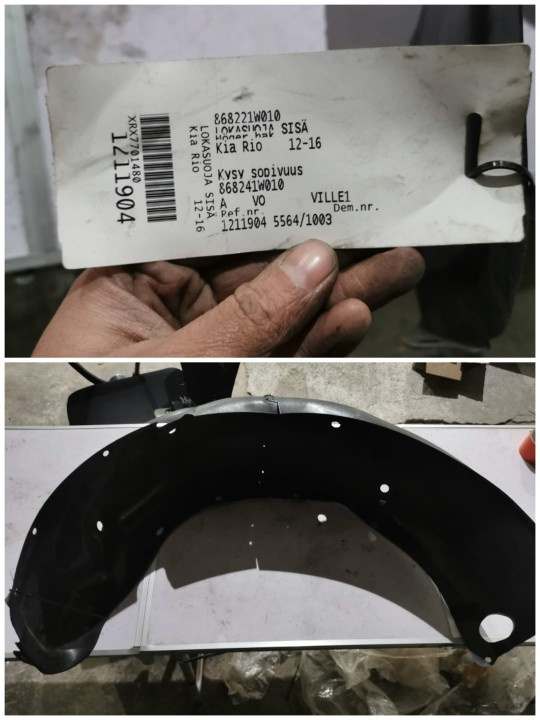 CARENAJ ROATA SPATE DREAPTA KIA RIO 12-16 COD 868221W010