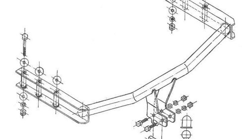 Carlig de remorcare Audi A4 incepand cu 