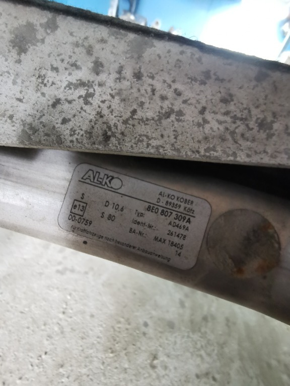 Carlig remorcare Audi A4 B6 B7 tractare 