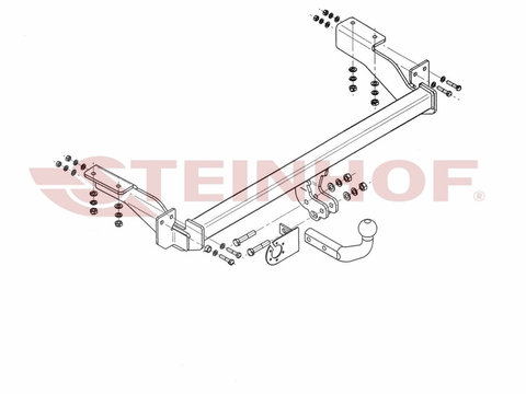 Carlig remorcare CITROEN C4 2004- - Cod intern: W20032125 - LIVRARE DIN STOC in 24 ore!!!