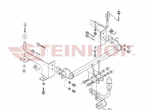 Carlig remorcare OPEL COMBO 03/2002- - Cod intern: W20032163 - LIVRARE DIN STOC in 24 ore!!!