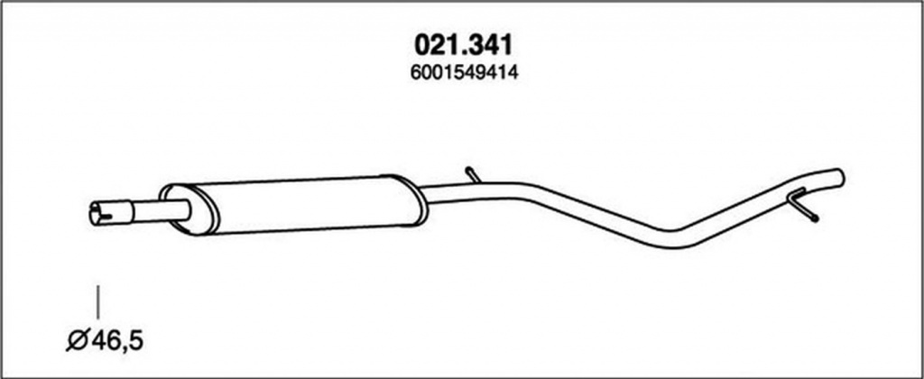 Carlig remorcare PEUGEOT 406 8B BOSAL 021-341