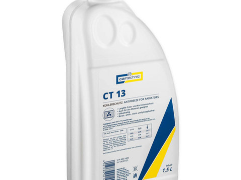 Cartechnic Antigel Concentrat G13 Roz 1.5L CART999 CT13 1,5L