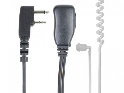 Casca cu microfon si tub acustic PNI HF34 cu 2 pini mufa PNI-M pentru PNI HP 62 PNI-HF34