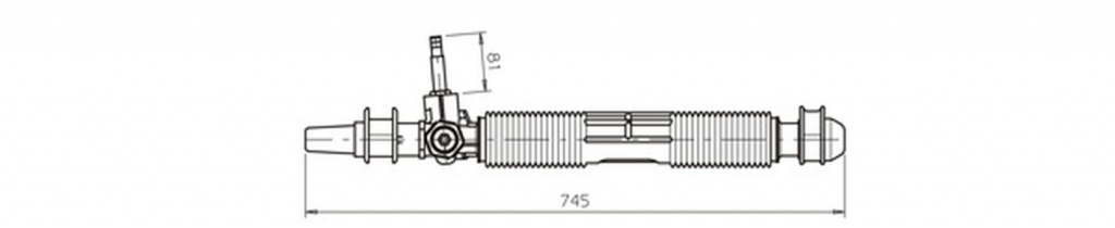 Caseta directie DAEWOO CIELO KLETN GENERAL RICAMBI OP4036