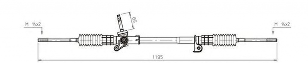 Caseta directie FORD FUSION JU GENERAL RICAMBI FO4023