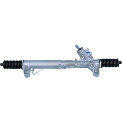 Caseta servodirectie VW CARAVELLE 4 1990->2003, TRANSPORTER T4 1990->2003 pentru 1.9 TD, perioada 1992 1993 1994 1995 1996 1997 1998 1999 2000 2001 2002 2003 PIESA NOUA lungime mm 671, hidraulic, filet iesire M16, filet intrare M18,