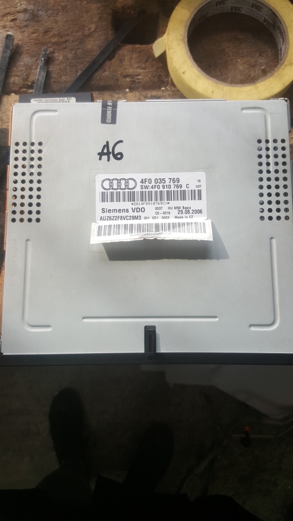 Casetofon audi a6,2007 cod piesa 4F0035769