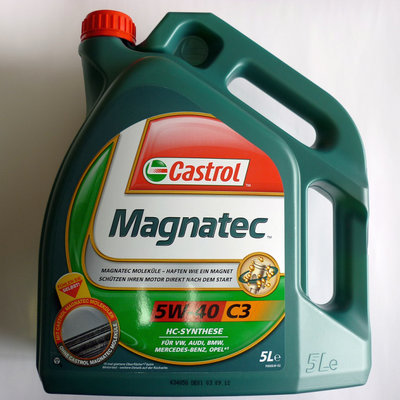 Castrol Magnatec 5W 40 C3 4 X 5 LT NEW ACEA C3;API