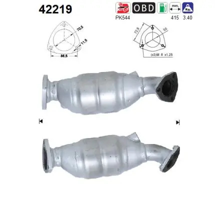 Catalizator AS AUDI A4 B7 Avant (8ED) 2004-2008 - 42219