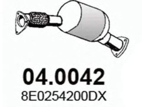 Catalizator AUDI A4 Avant 8E5 B6 ASSO 040042