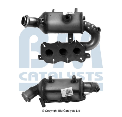 Catalizator BM Catalysts SMART FORTWO cupe (453) 2014-2019 - BM92197H