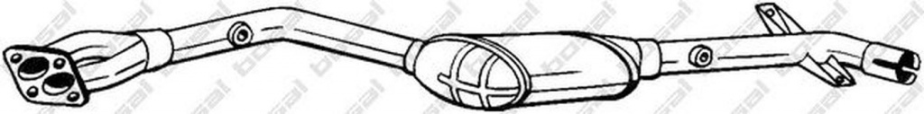 Catalizator BMW 3 Cabriolet E46 BOSAL 090-725
