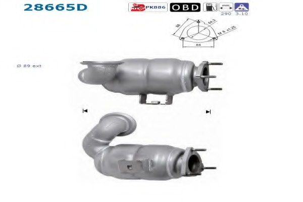 Catalizator # CitroEn Jumper 2.2 citroen relay platou / sasiu hdi 100 motorina 101cp/74kw 4HV (P22DTE) 2006 2007 2008 2009 2010 2011 2012 2013 2014 2015 2016 2017 2018 2019 2020 2021 2022 2023 2024 2025 # 28665D # AS