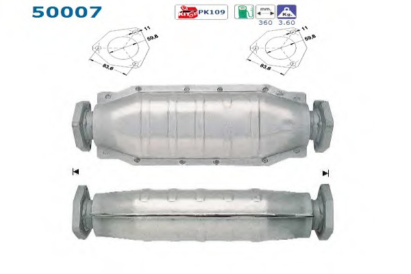 Catalizator # Daewoo Nubira 2.0 break [klaj] 16v benzina 133cp/98kw X 20 SED 1997 1998 1999 2000 2001 2002 2003 2004 2005 2006 2007 2008 2009 2010 2011 2012 2013 2014 2015 2016 2017 2018 2019 2020 2021 2022 2023 2024 2025 # 50007 # AS
