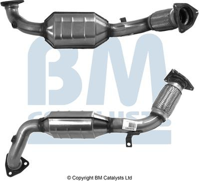 Catalizator EURO 4 AUDI Q7 PORSCHE CAYENNE VW TOUAREG 3.0 d 11.04-08.15 VW TOUAREG (7LA, 7L6, 7L7), Crossover, 10.2002 - 01.2013 BM Catalysts BM80509H
