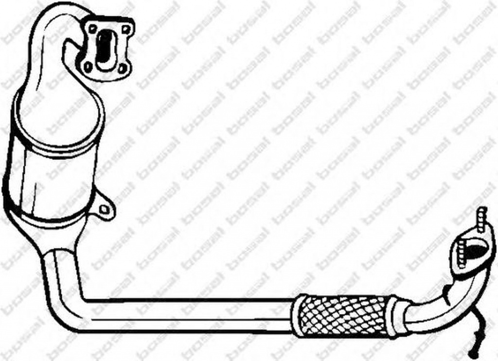 Catalizator FORD FIESTA V Van BOSAL 099-722