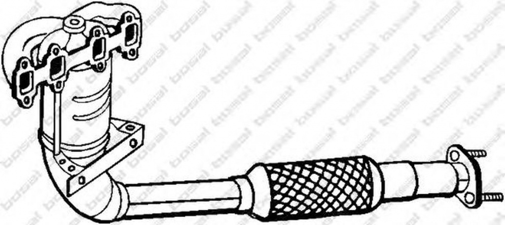 Catalizator FORD KA RB BOSAL 090-487