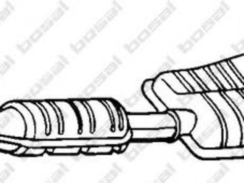 Catalizator HYUNDAI SANTA FÉ I (SM) (2000 - 2006) BOSAL 090-436