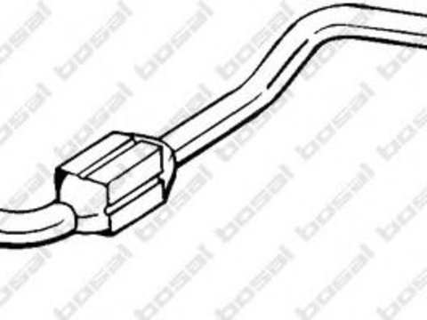 Catalizator MERCEDES VITO caroserie (638) (1997 - 2003) BOSAL 099-478