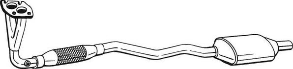Catalizator OPEL ASTRA G combi F35 BOSAL BOS099-638