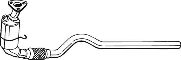 Catalizator OPEL CORSA B 73 78 79 BOSAL BOS099-596