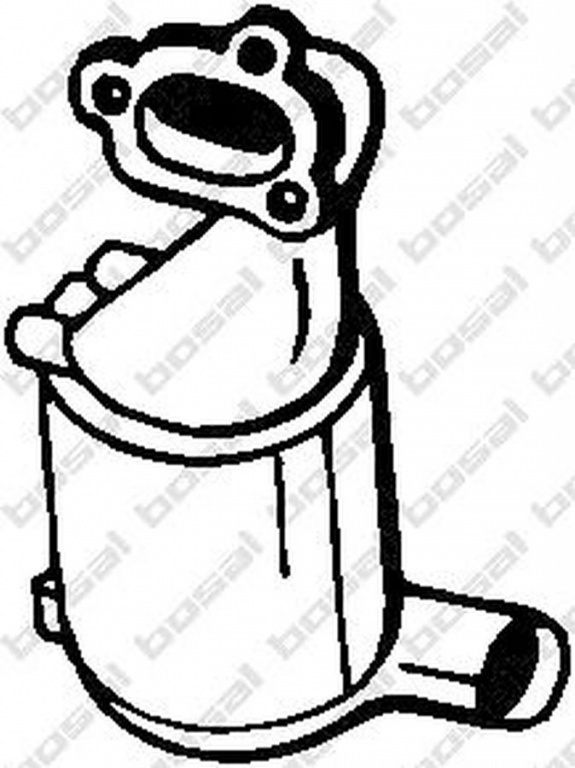 Catalizator OPEL CORSA C caroserie F08 W5L BOSAL 099-366 PieseDeTop