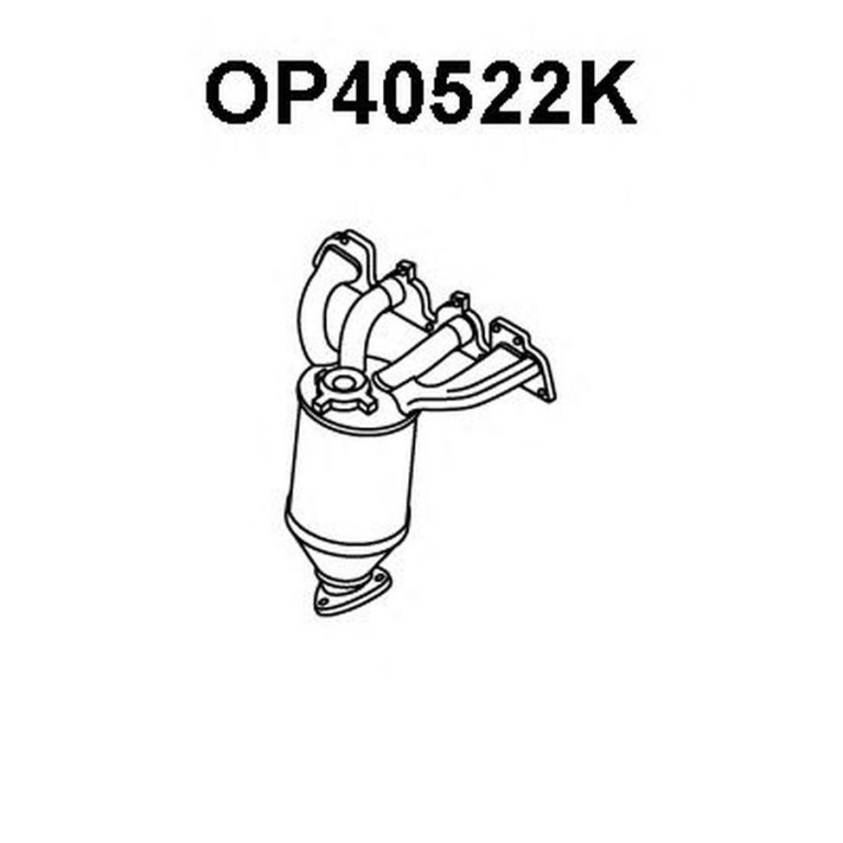 Catalizator OPEL MERIVA VENEPORTE OP40522K