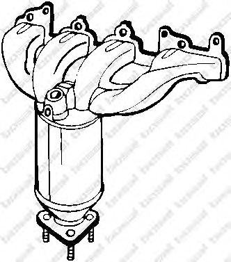 Catalizator # Opel Vectra 1.8 c combi benzina 122cp/90kw Z 18 XE 2003 2004 2005 2006 # 090 016 # BOSAL