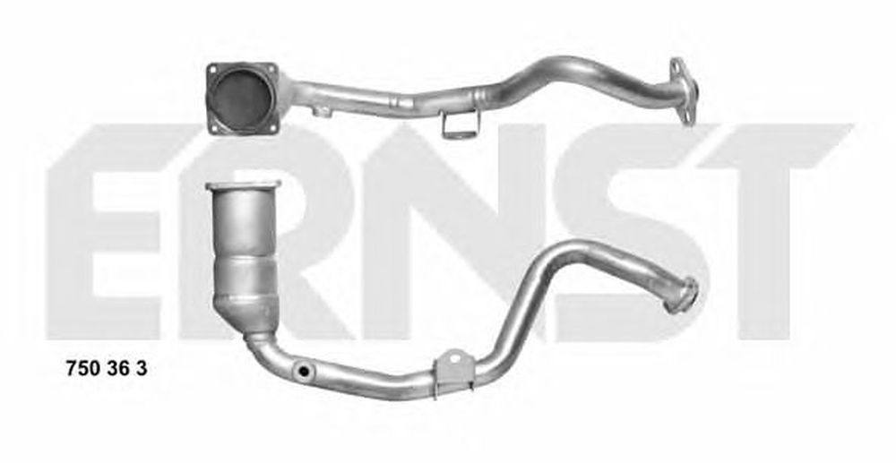 Catalizator PEUGEOT PARTNER Combispace 5F ERNST 750363