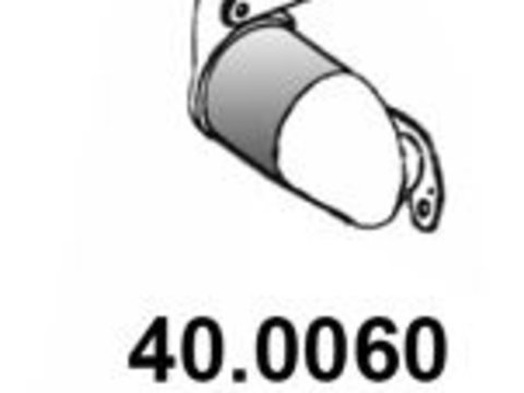 Catalizator RENAULT CLIO III (BR0/1, CR0/1) (2005 - 2012) ASSO 40.0060 piesa NOUA