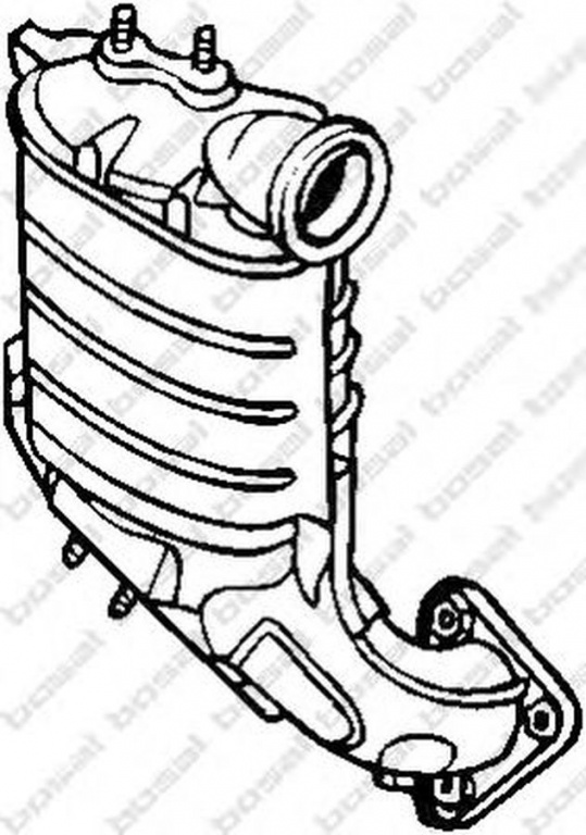Catalizator RENAULT MEGANE II limuzina LM0 1 BOSAL 090-511