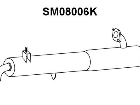 Catalizator SMART FORTWO Cabrio 450 VENEPORTE SM08006K