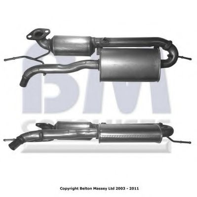 Catalizator SMART FORTWO Cupe (451) (2007 - 2016) BM CATALYSTS BM91590H piesa NOUA