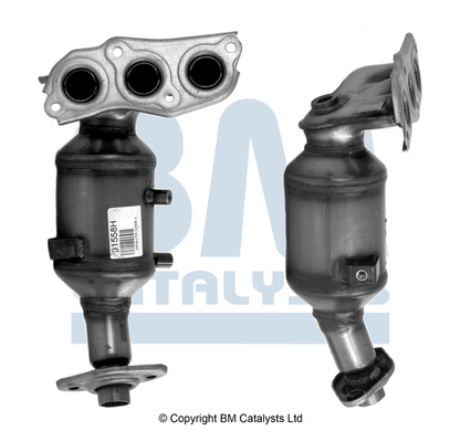 Catalizator # Toyota Vitz 1.0 [scp9; nsp9; ksp9; ncp9; zsp9] vvt-i benzina 69cp/51kw 1KR-FE 2005 2006 2007 2008 2009 2010 2011 # BM91558H # BM CATALYSTS