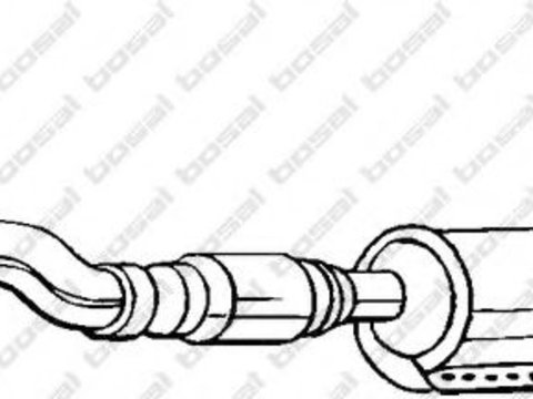 Catalizator VW GOLF 3 Estate (1H5) (1993 - 1999) BOSAL 099-166