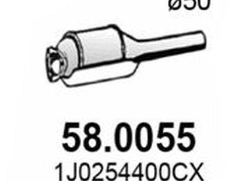 Catalizator VW GOLF IV 1J1 ASSO 580055