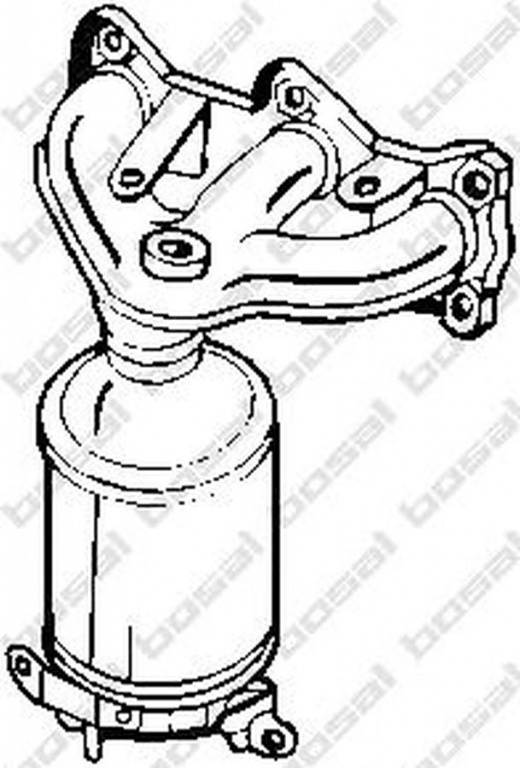 Catalizator VW POLO 9N BOSAL 090-717