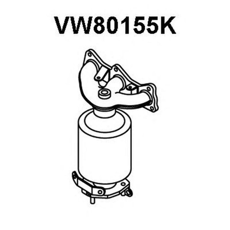 Catalizator VW POLO 9N VENEPORTE VW80155K