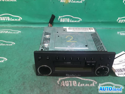 Cd Audio 6y0035160 Cu Caseta Skoda FABIA 6Y2 1999