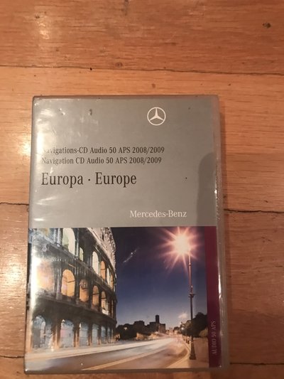 CD navigație Europa 3 bucăți originale Mercedes