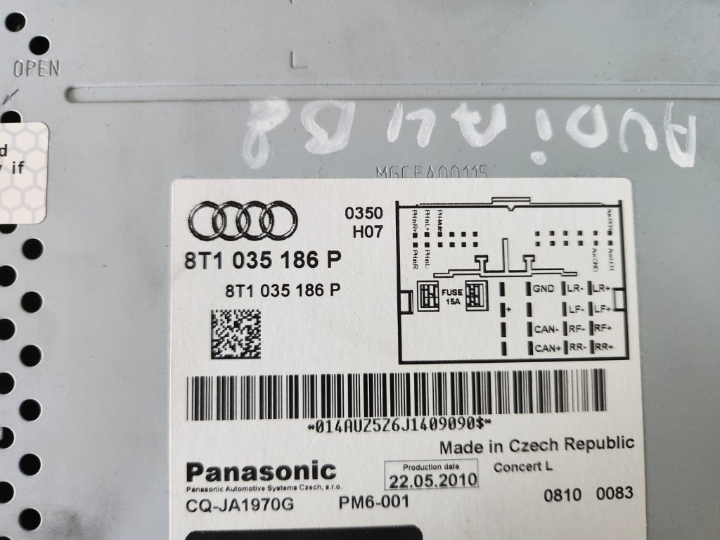 Cd Player Audi A4 B8 1.8 TFSI combi an d