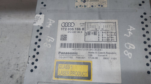 CD Player Audi A4 B8 2010, 8T0035186B