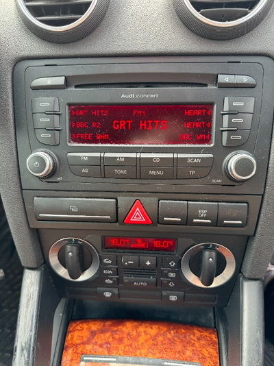 CD Player Audi concert Audi A3 8P Facelift din 200