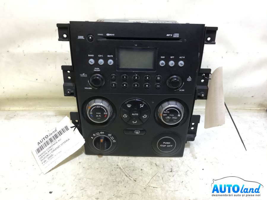 Cd Player Auto 3910165jc1 Suzuki GRAND VITARA 2005